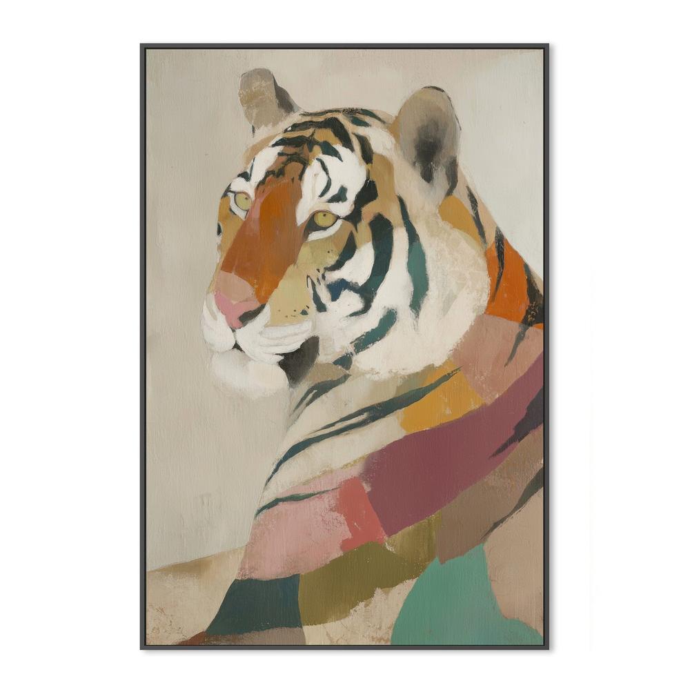 Tiger Portrait in Profile
