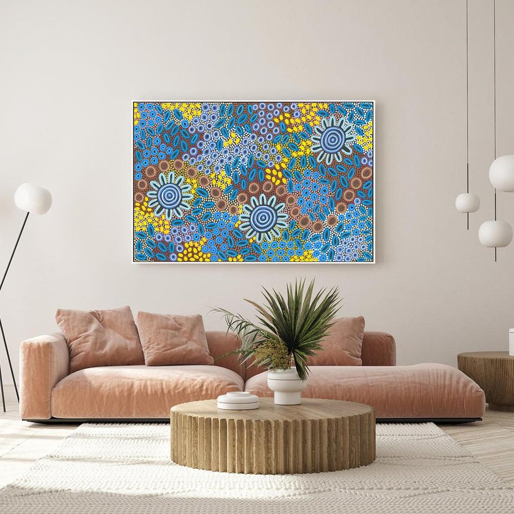 Journey Through Life, Acrylic on Canvas, 59x88cm, By Kamara Morgan , Original Artwork-by-Kamara Morgan-original art-Gioia