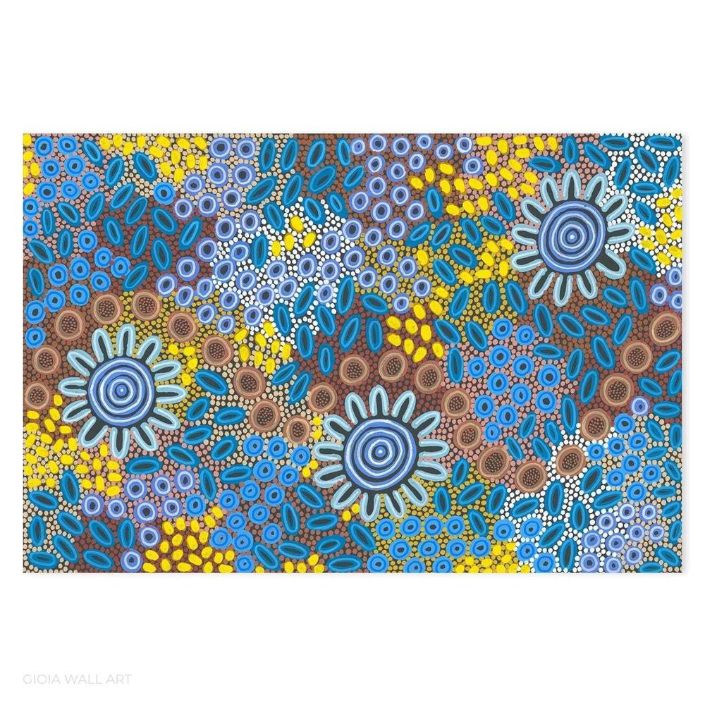 Journey Through Life, Acrylic on Canvas, 59x88cm, By Kamara Morgan , Original Artwork-by-Kamara Morgan-original art-Gioia