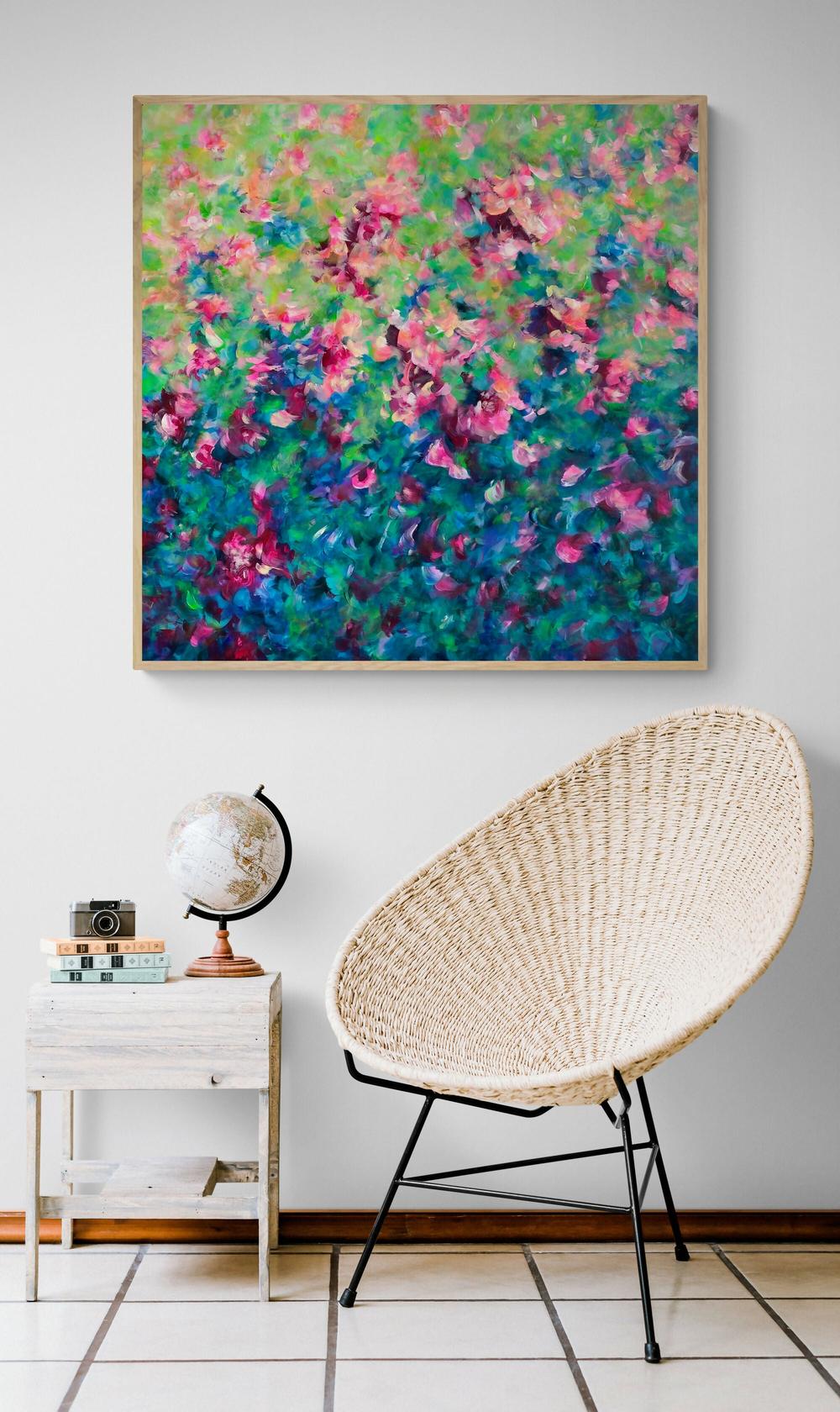 Joyful Garden-by-Katherine Spiller-original art-Gioia
