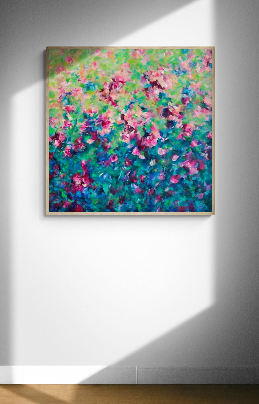 Joyful Garden-by-Katherine Spiller-original art-Gioia