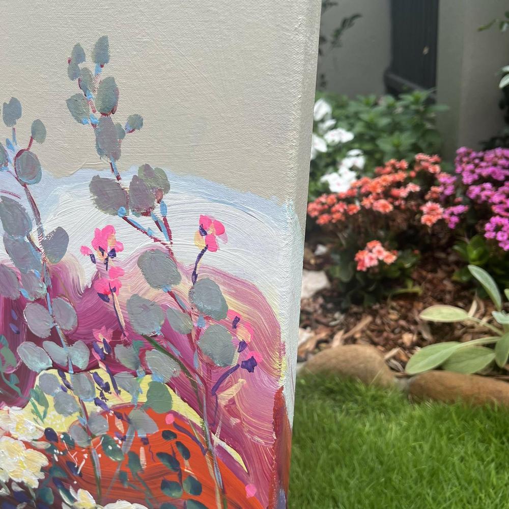 Jubilant Vintage. Original hand-painted artwork by Meredith Howse.-by-Meredith Howse-original art-Gioia