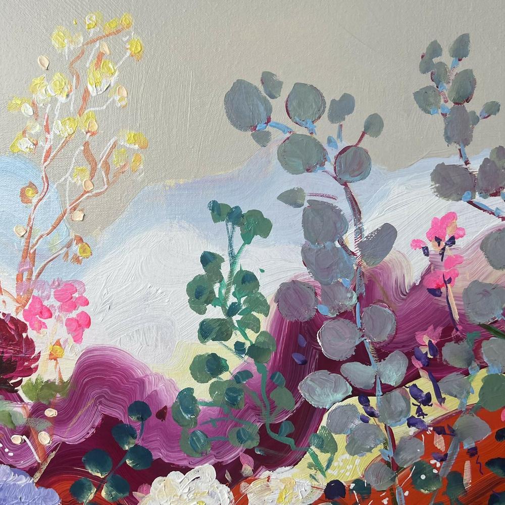 Jubilant Vintage. Original hand-painted artwork by Meredith Howse.-by-Meredith Howse-original art-Gioia