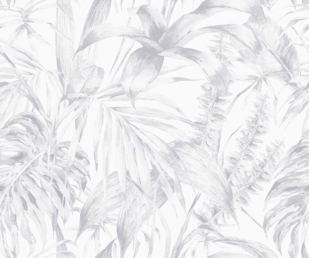 Jungle Grey Wallpaper Wallpaper self adhesive removable Gioia Wall Art