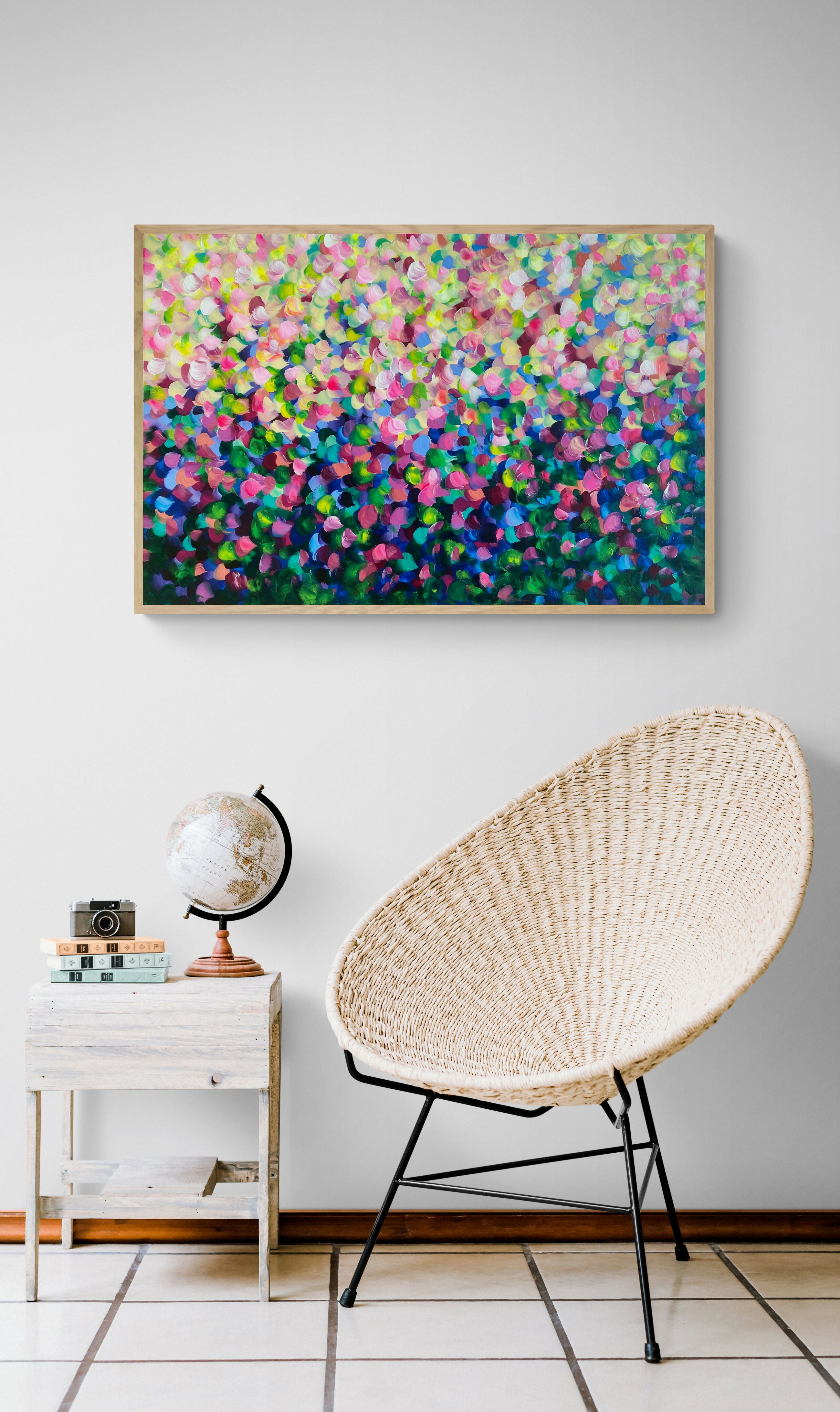 Uplifting, Original Hand-Painted Canvas By Katherine Spiller