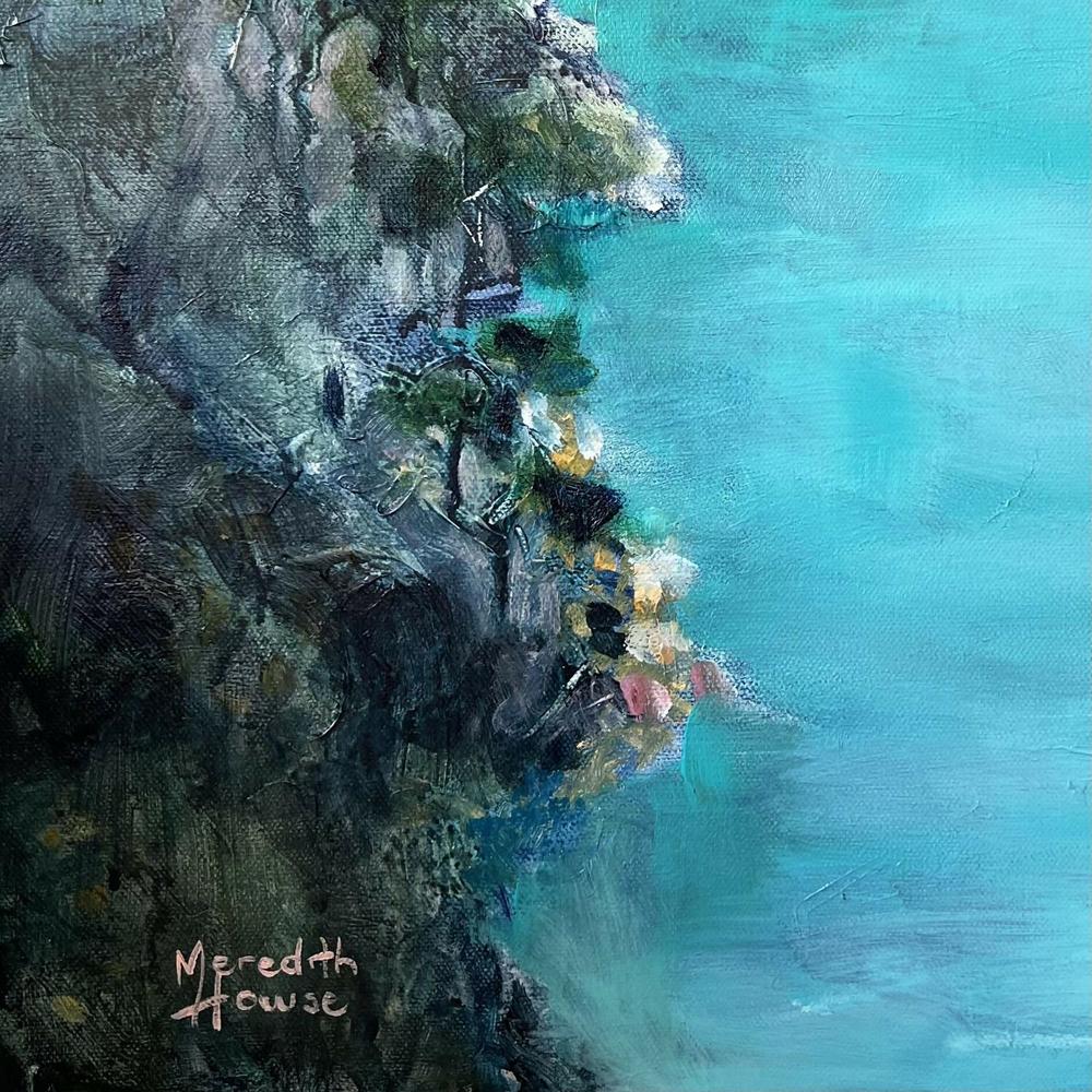Kawarau River, Original Hand-Painted Canvas By Meredith Howse-by-Meredith Howse-original art-Gioia