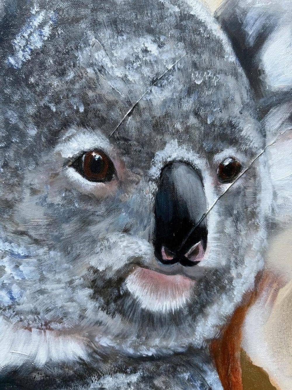 Koala's Sanctuary, Original Hand-Painted Canvas Emily Birdsey-by-Emily Birdsey-original art-Gioia