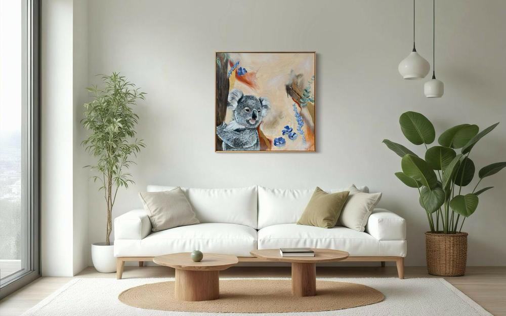 Koala's Sanctuary, Original Hand-Painted Canvas Emily Birdsey-by-Emily Birdsey-original art-Gioia