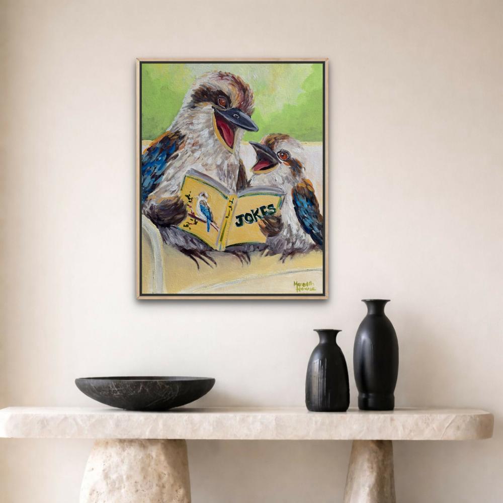 Kookaburra Laugh , Original Artwork-by-Meredith Howse-original art-Gioia
