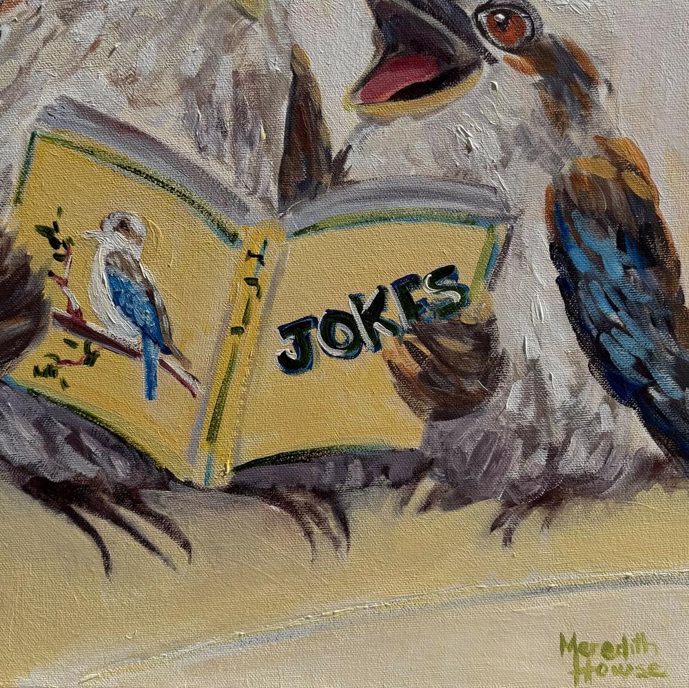 Kookaburra Laugh , Original Artwork-by-Meredith Howse-original art-Gioia