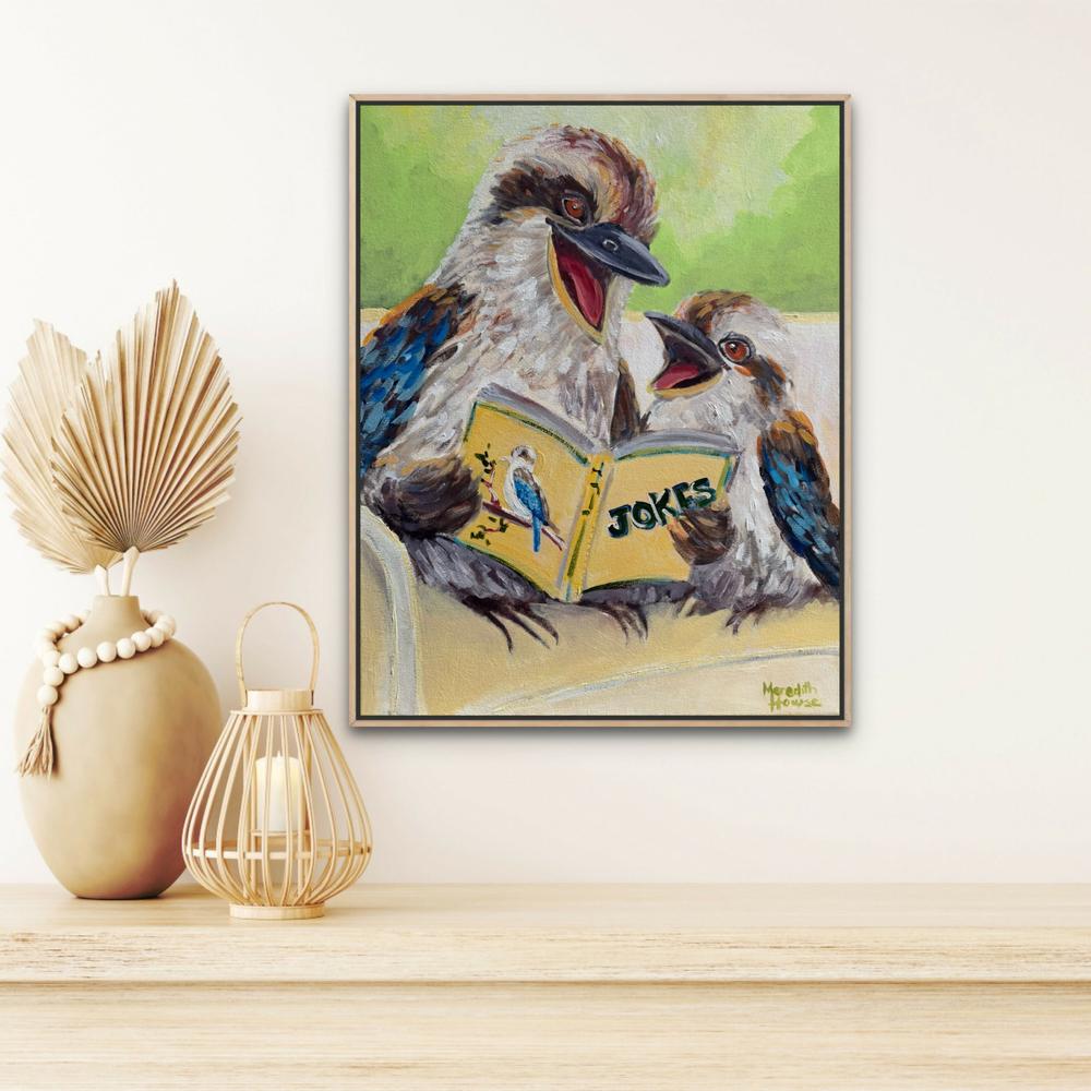 Kookaburra Laugh , Original Artwork-by-Meredith Howse-original art-Gioia