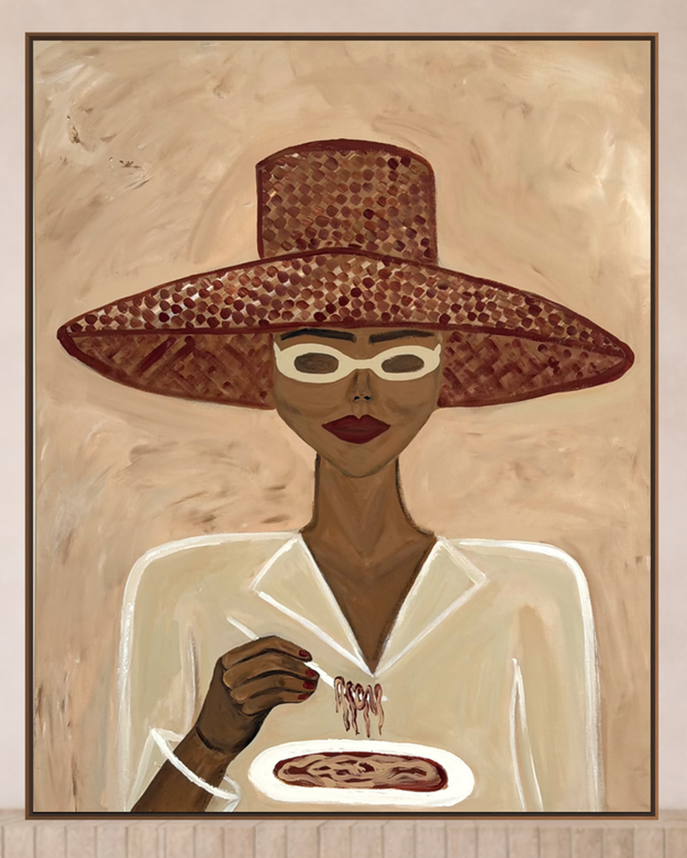 LA DOLCE PASTA-by-Yasmin Lane-original art-Gioia