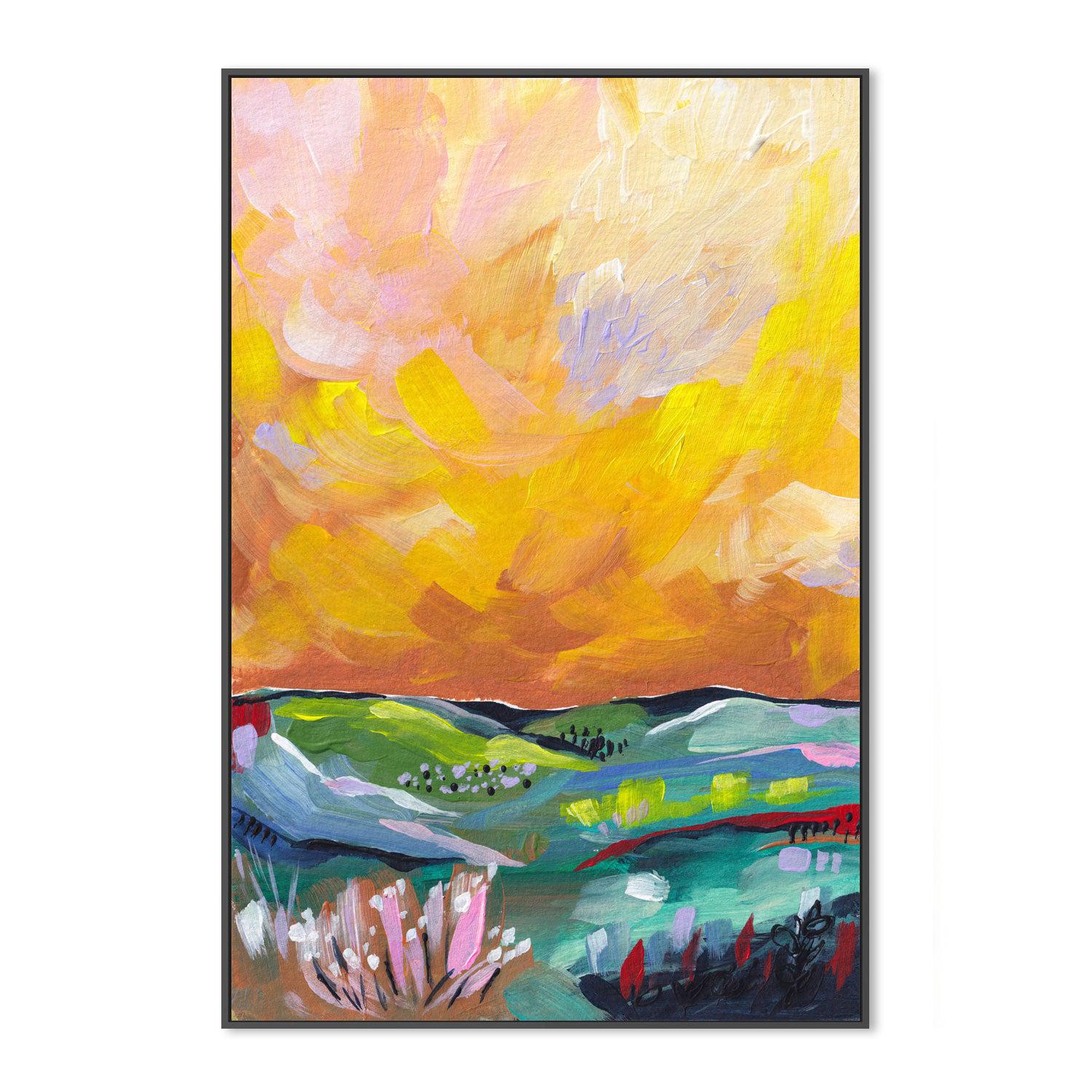 Moody Yellow Landscape