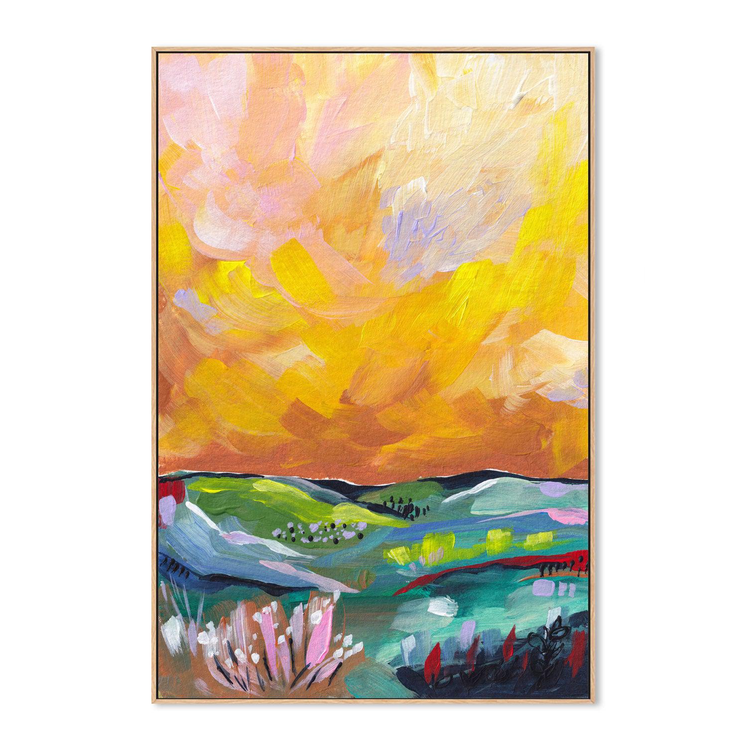 Moody Yellow Landscape