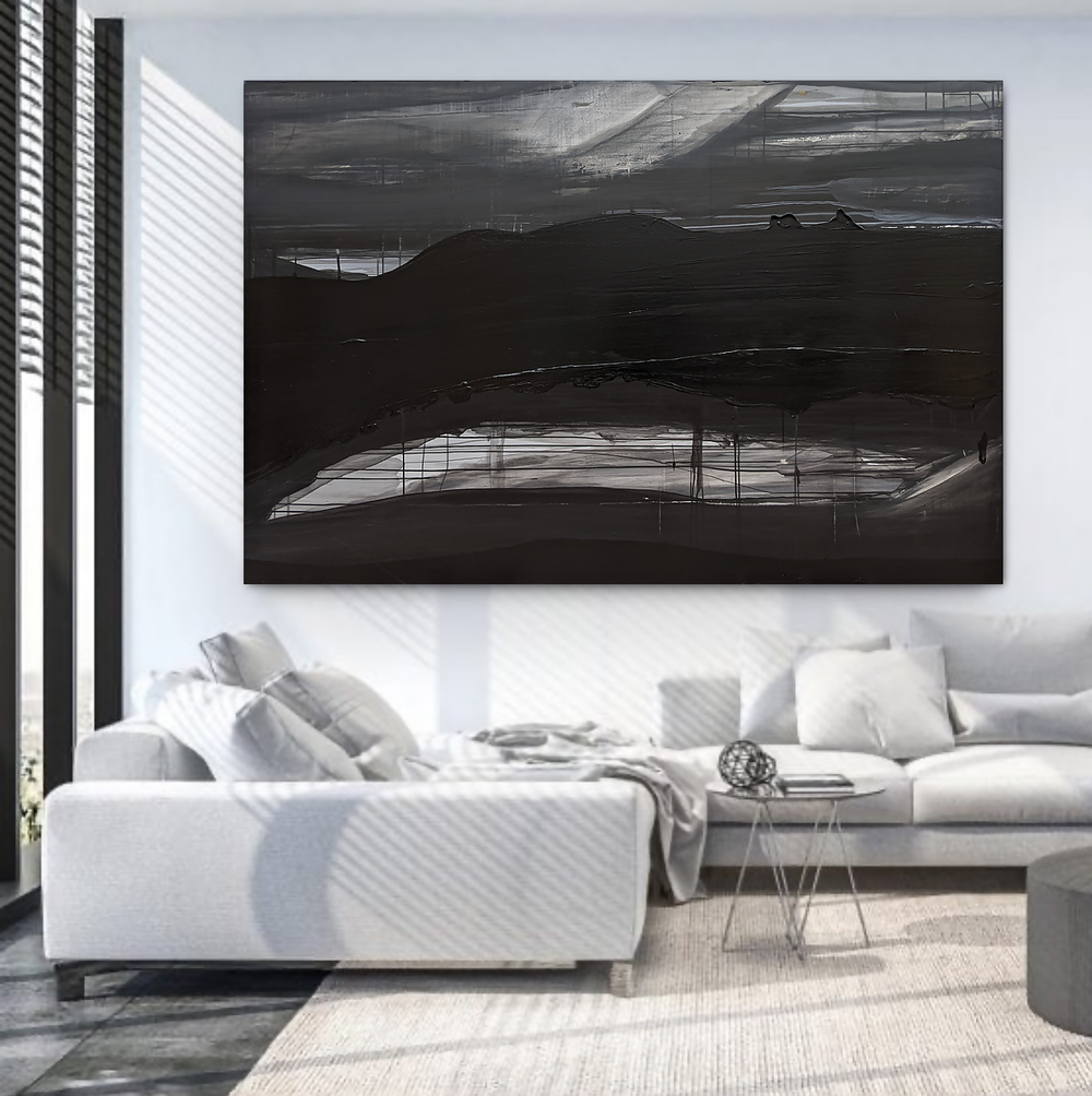 Landscape No 5-by-Emilie Heurtevent Original Art-original art-Gioia