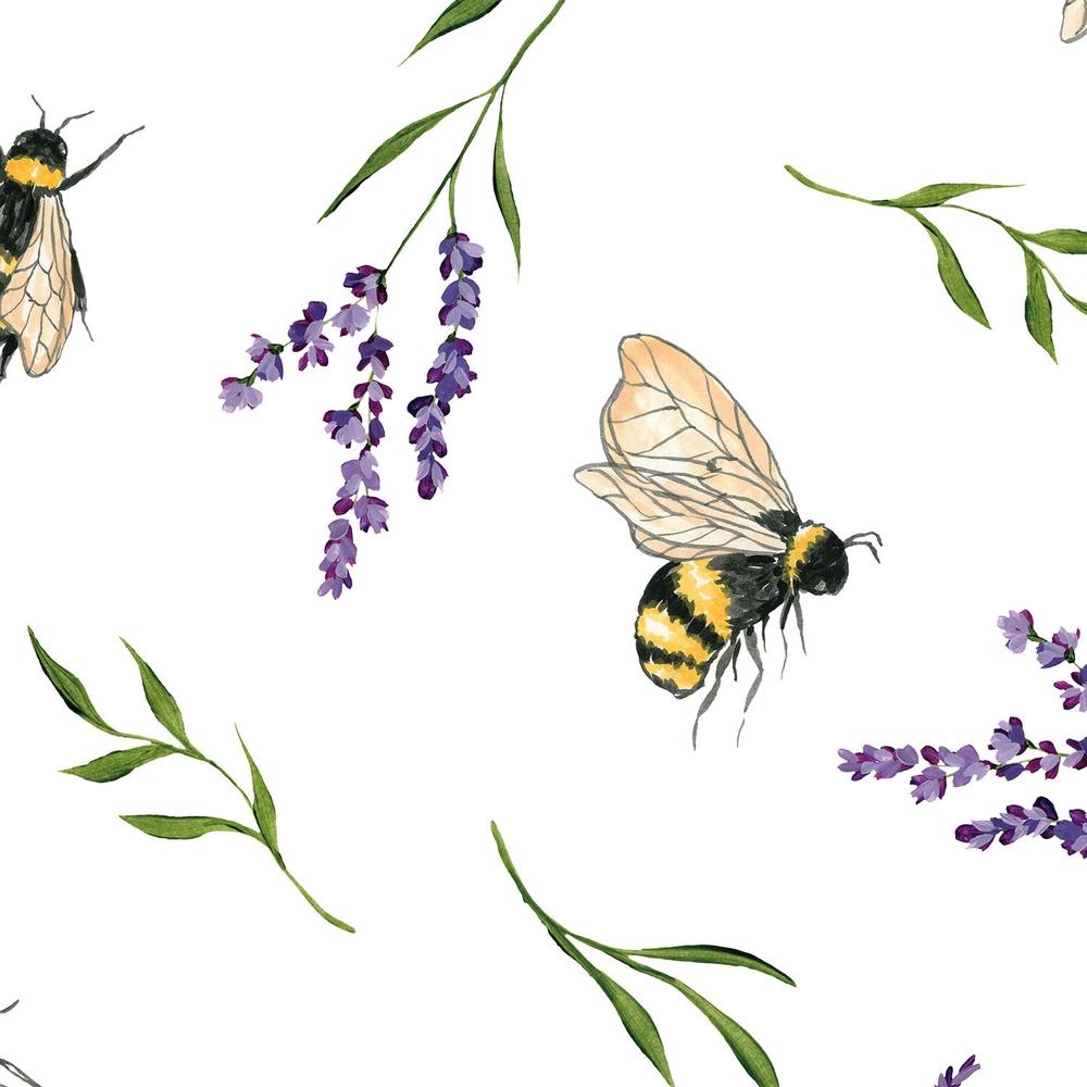 Lavender Bliss Pattern VIA-wallpaper-eco-friendly-easy-removal-Yvette St. Amant-3
