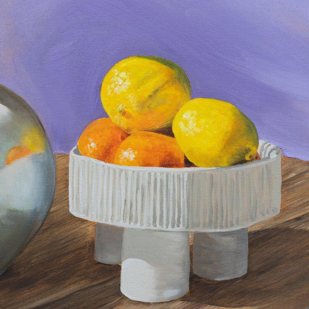Lemons v Poppies , Original Artwork-by-Angie Summa-original art-Gioia