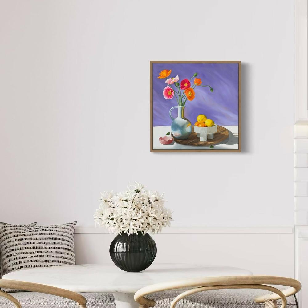 Lemons v Poppies , Original Artwork-by-Angie Summa-original art-Gioia