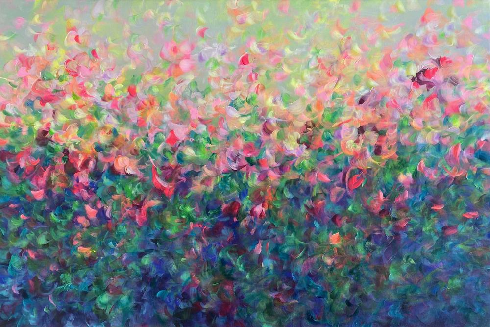 Let the love grow , Original Artwork-by-Katherine Spiller-original art-Gioia