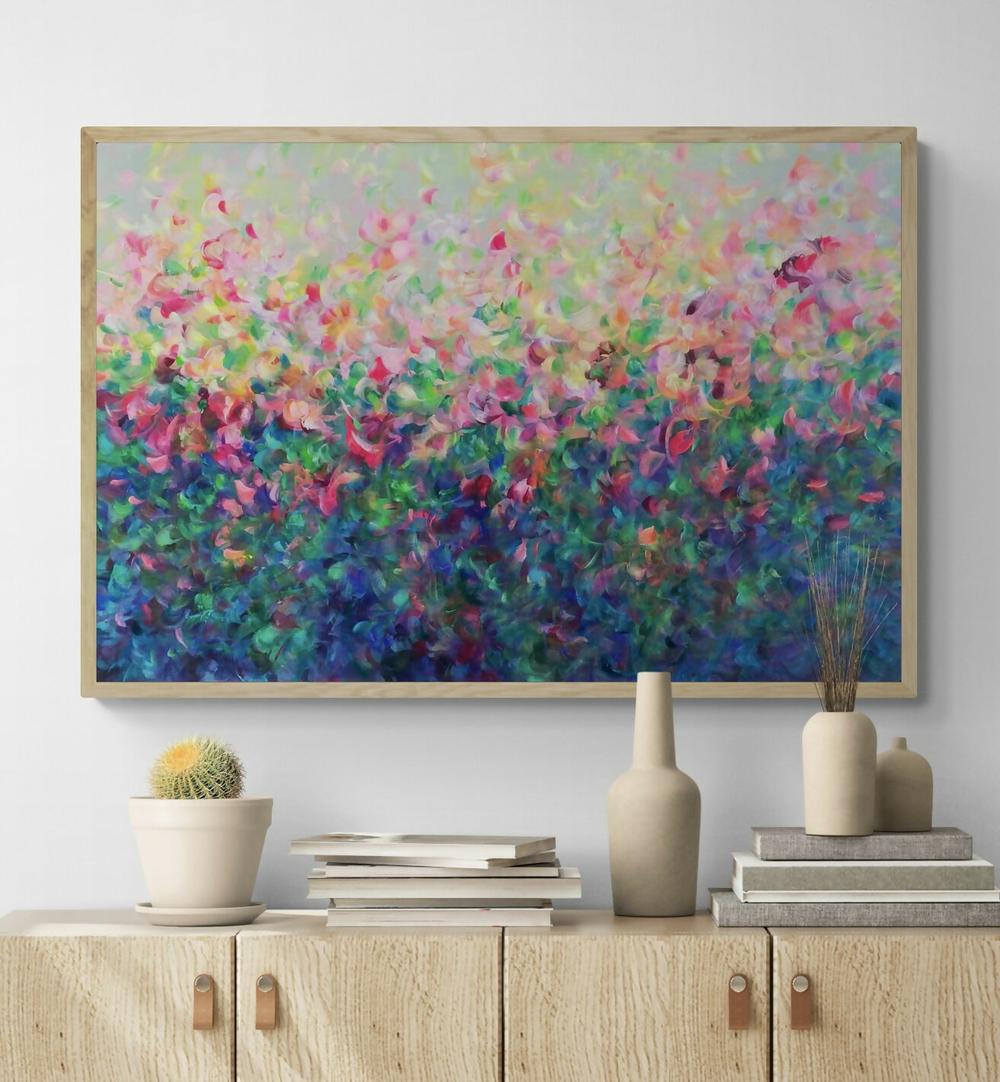 Let the love grow , Original Artwork-by-Katherine Spiller-original art-Gioia