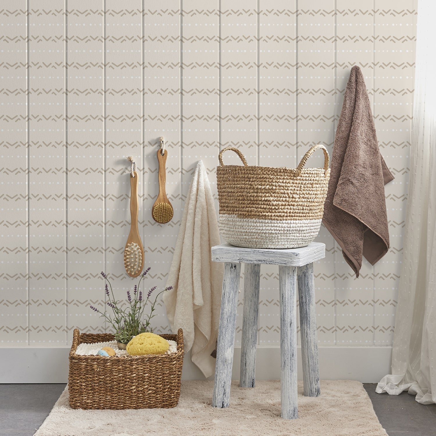 Lets Get Merry Pattern, Wallpaper