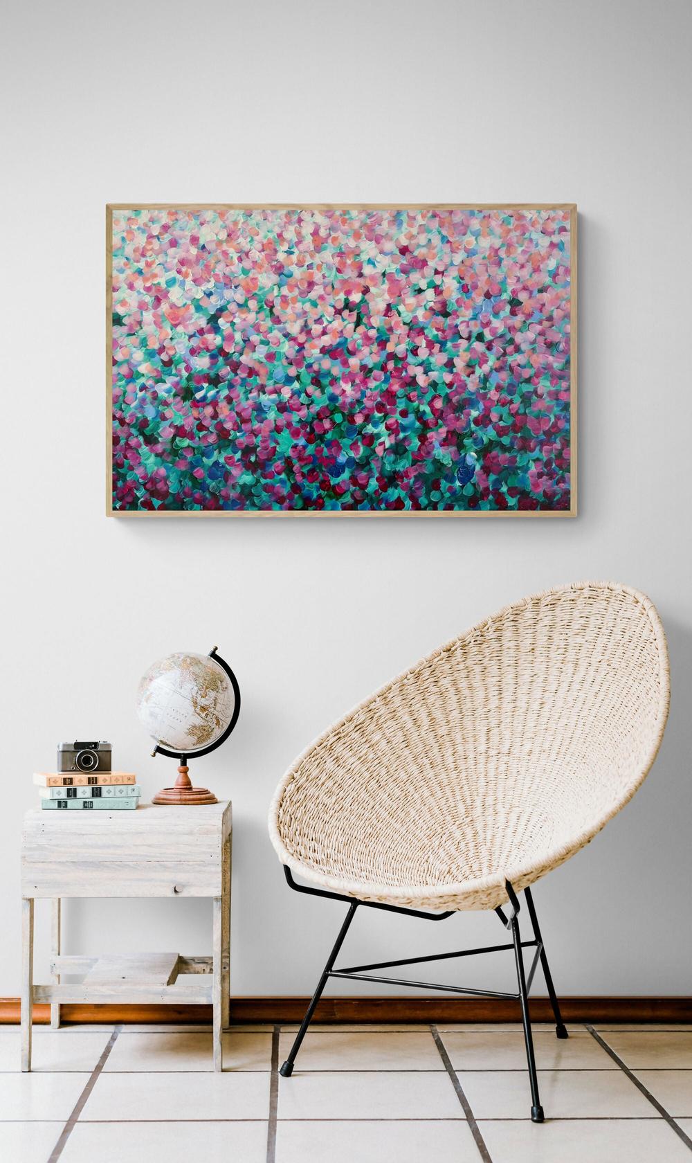 Life of the garden, Original Hand-Painted Canvas By Katherine Spiller-by-Katherine Spiller Original Art-original art-Gioia