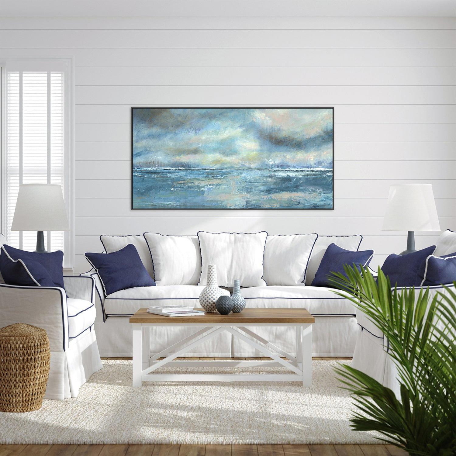 Let The Ocean Wash Over You Acrylic On Canvas By Karen Cavania Original Artwork