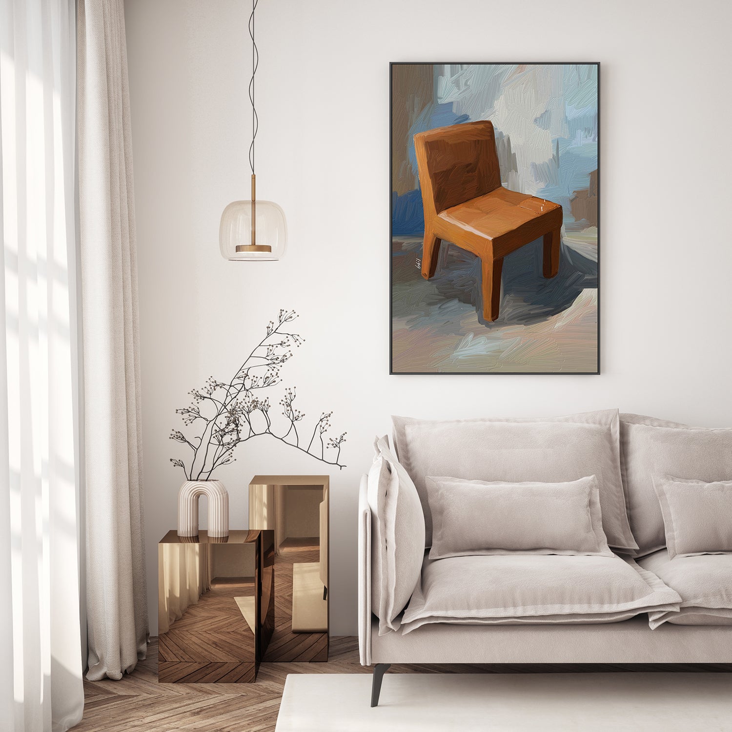 SILLA MARRON