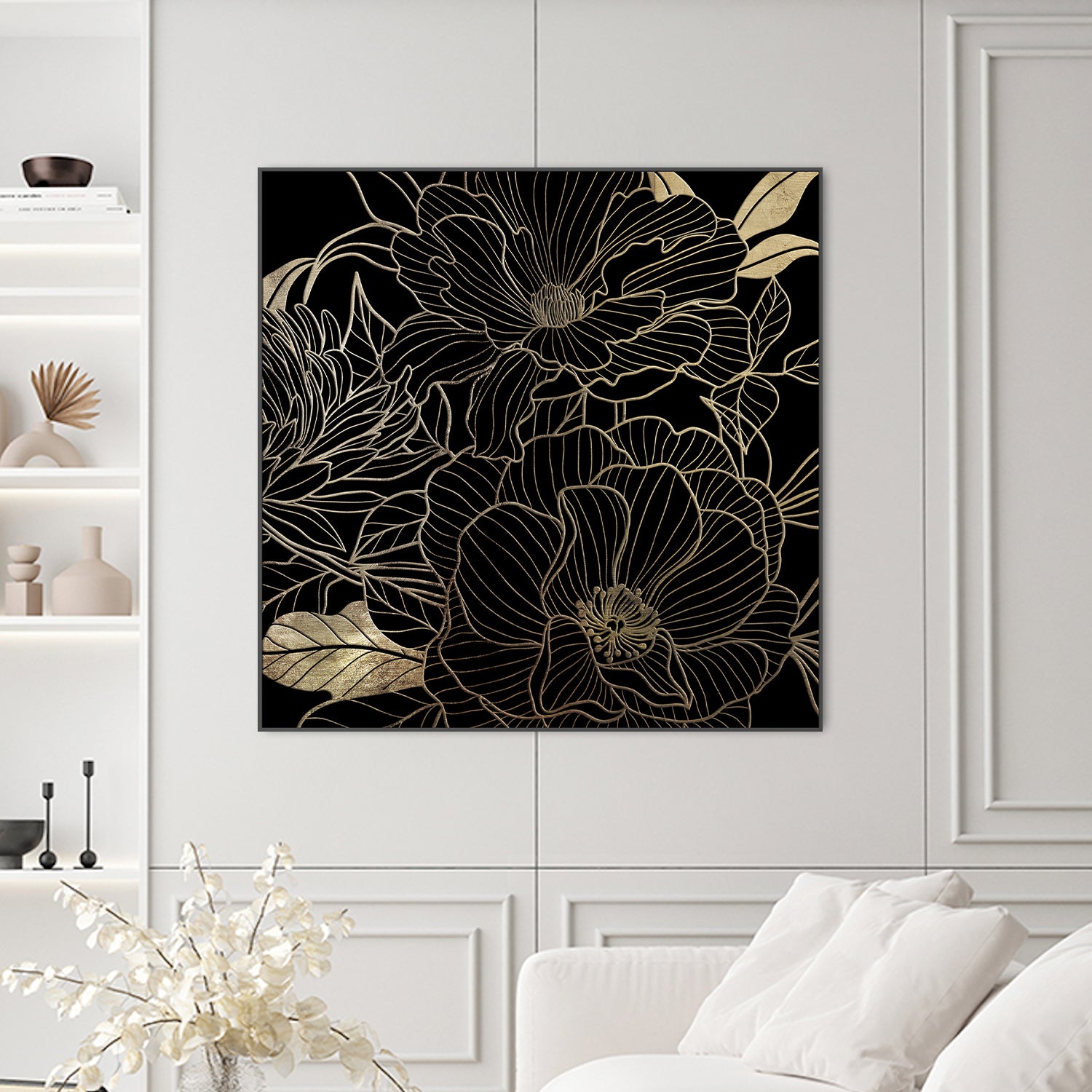 Floral Golden Garden