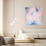Pastel Hue , Hand-Painted Canvas
