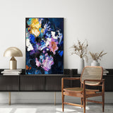 Wisteria Flowers , Hand-Painted Canvas