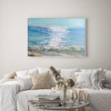 The Glistening Lake , Hand-Painted Canvas