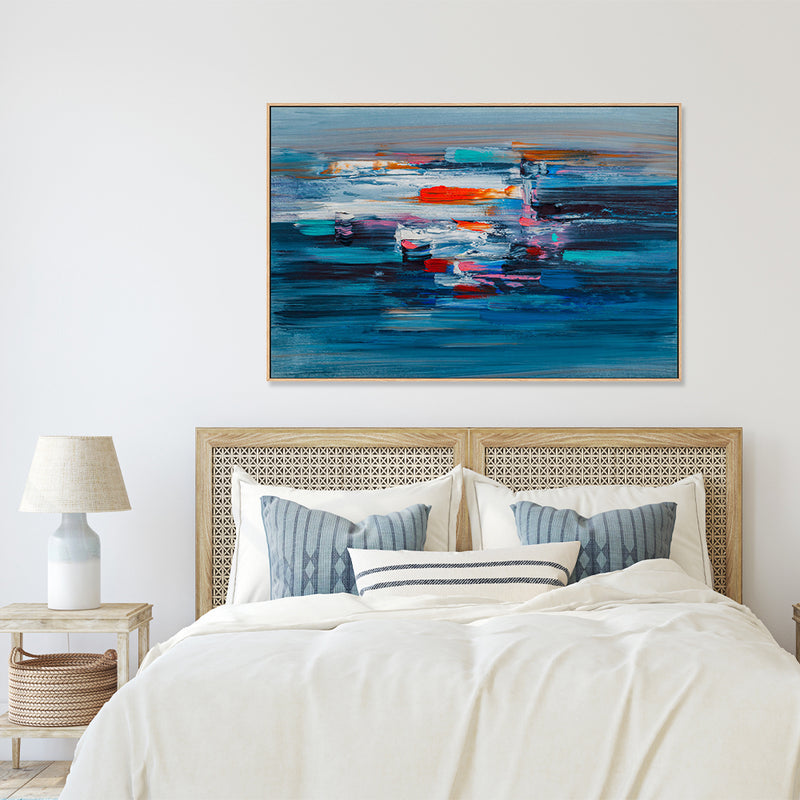Colour Drift , Hand-Painted Canvas