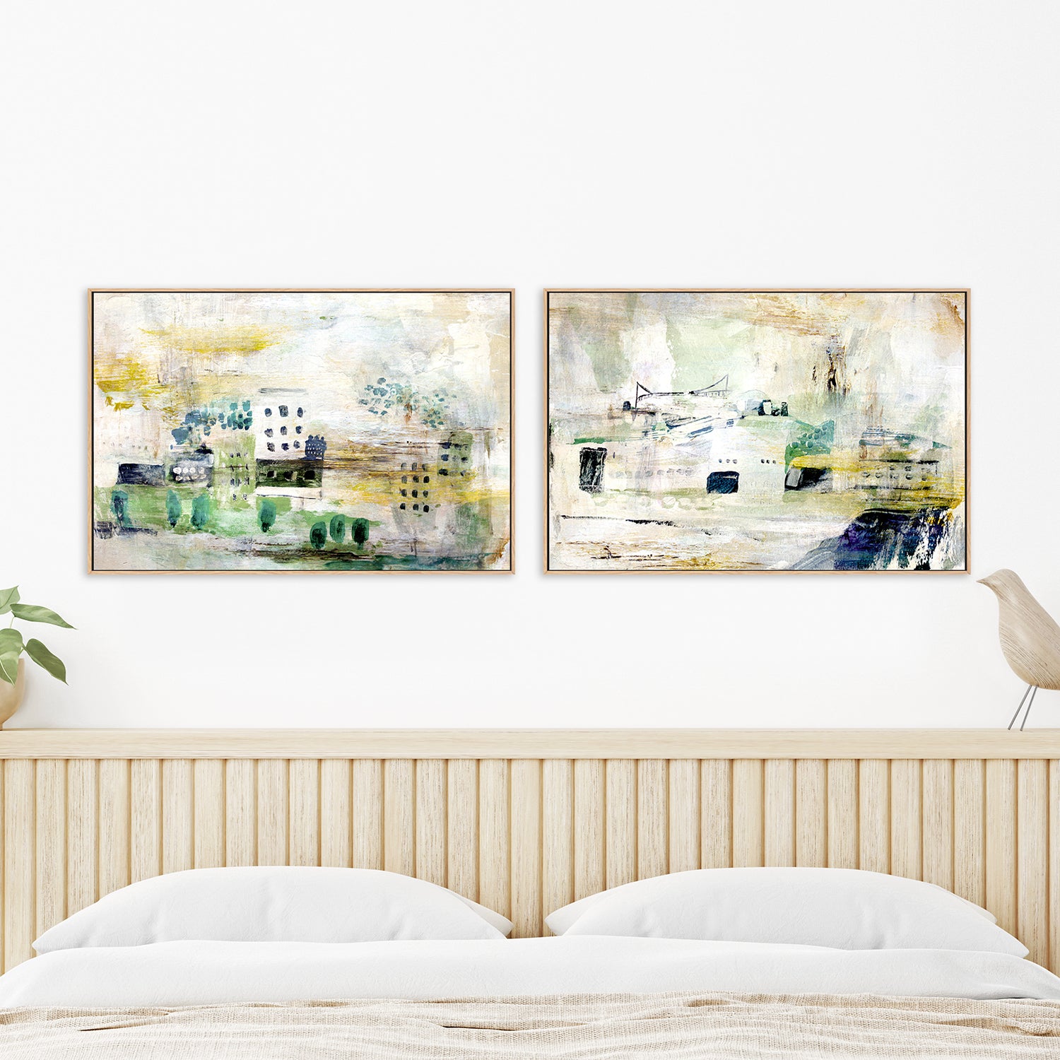 Little City, Style A & B, Set Of 2