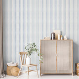 Blue Stripe Pattern, Wallpaper
