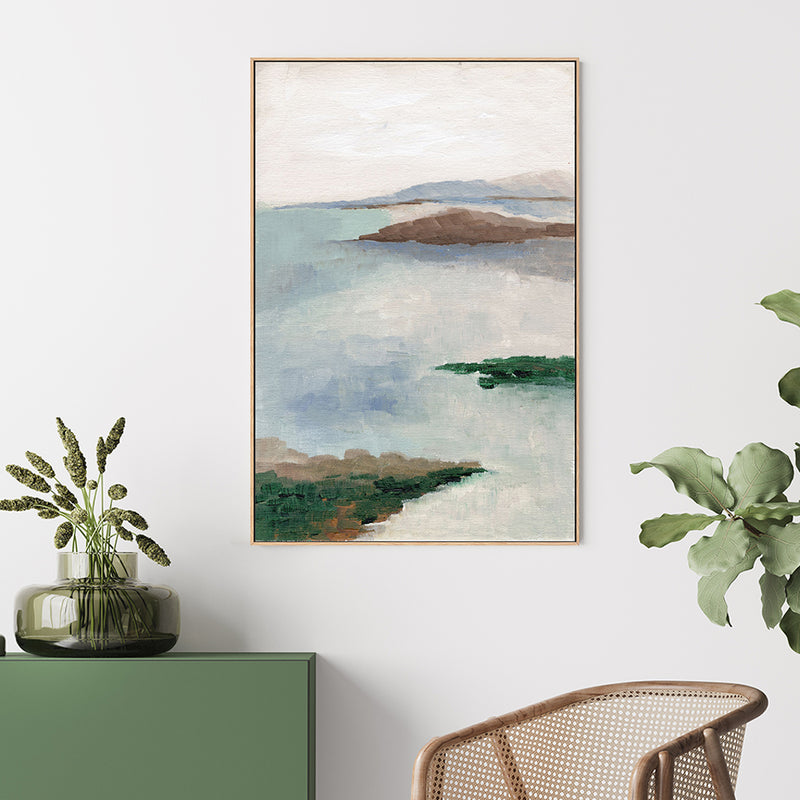 Whispering Waters, Hand-Painted Canvas