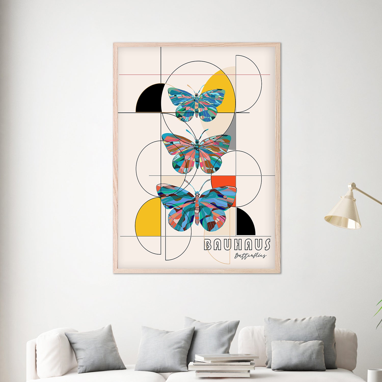 Colorful Geometric Butterflies