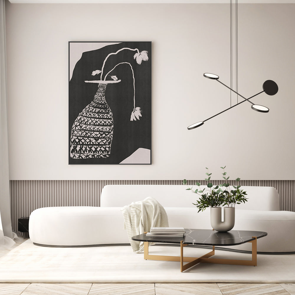 Monochrome Vase Still Life