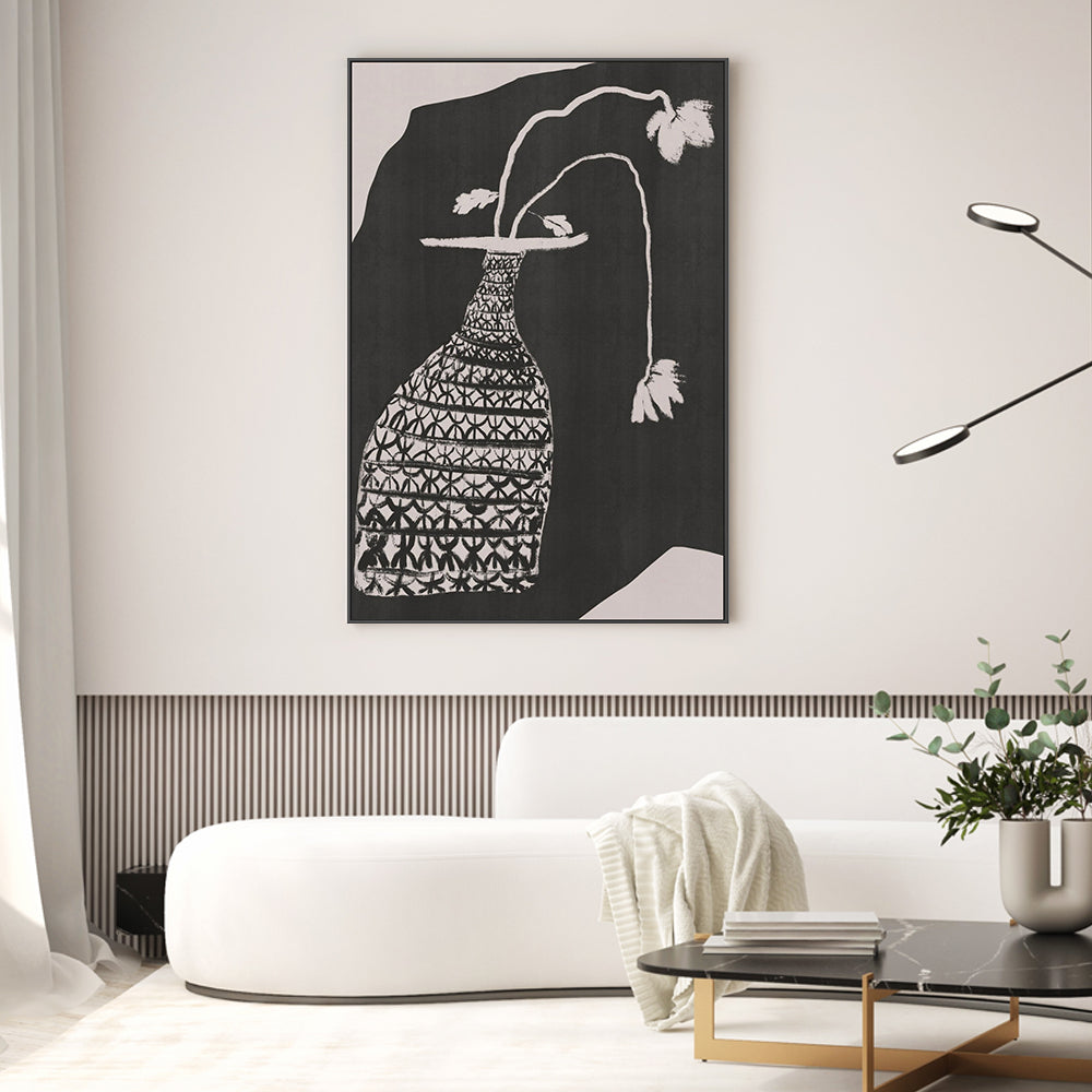 Monochrome Vase Still Life