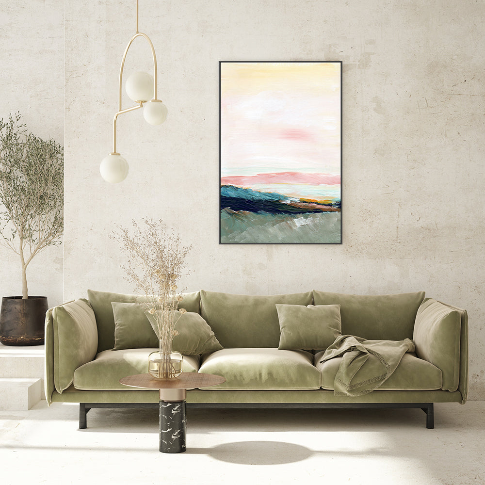 Morning Mist, Style B, Hand-Painted Canvas