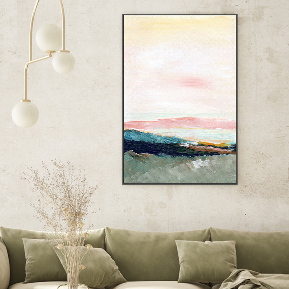 Morning Mist, Style B, Hand-Painted Canvas