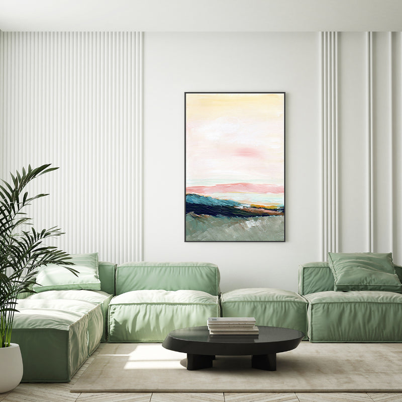 Morning Mist, Style B, Hand-Painted Canvas