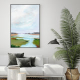 Evergreen Horizons, Hand-Painted Canvas
