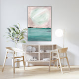 Luminous Waters, Hand-Painted Canvas