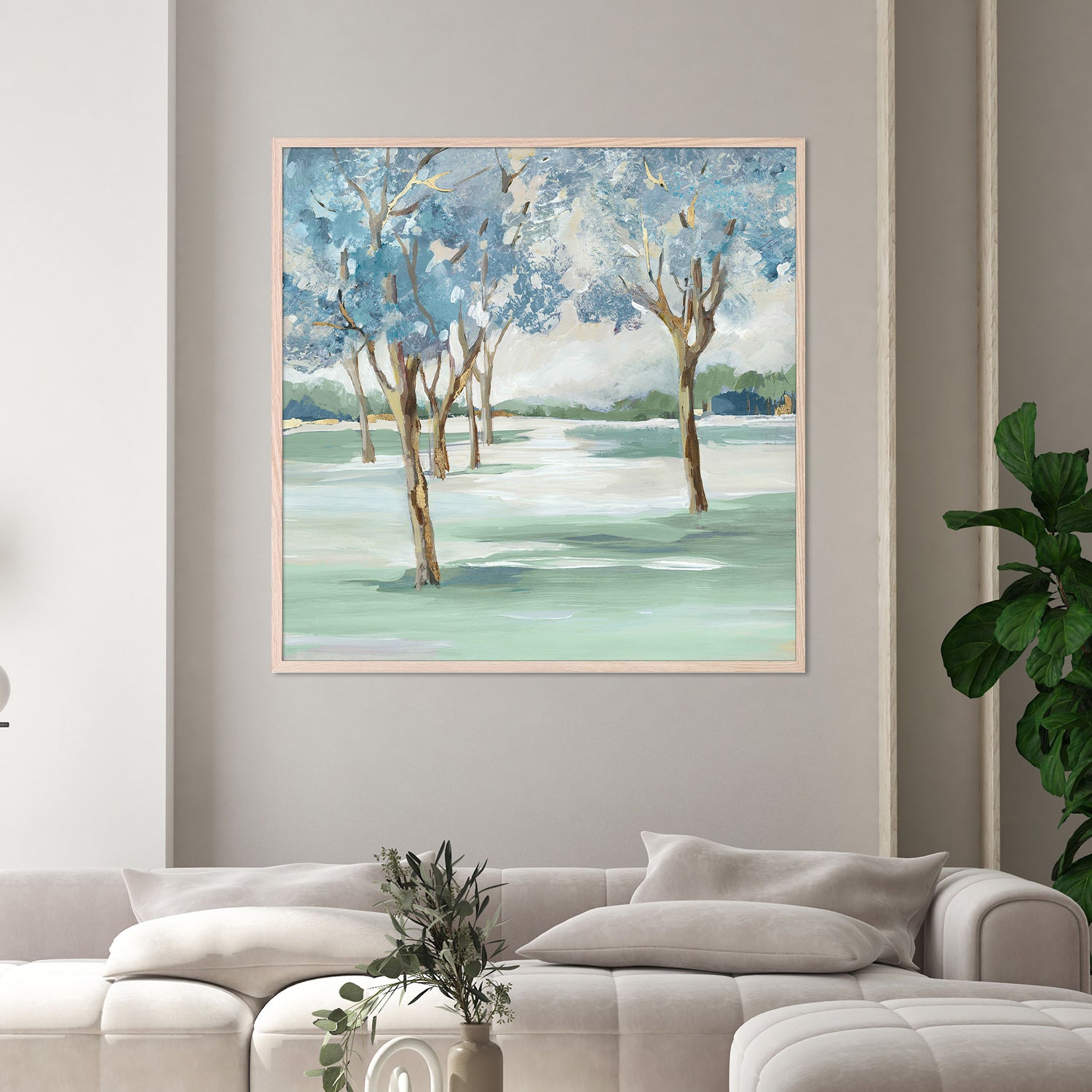 Serene Blue Scenes, Style B