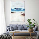 Celestial Seaside, Hand-Painted Canvas