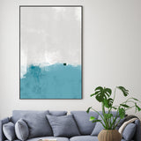 Vibrant Horizons, Hand-Painted Canvas