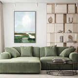 Tranquil Verdure, Hand-Painted Canvas