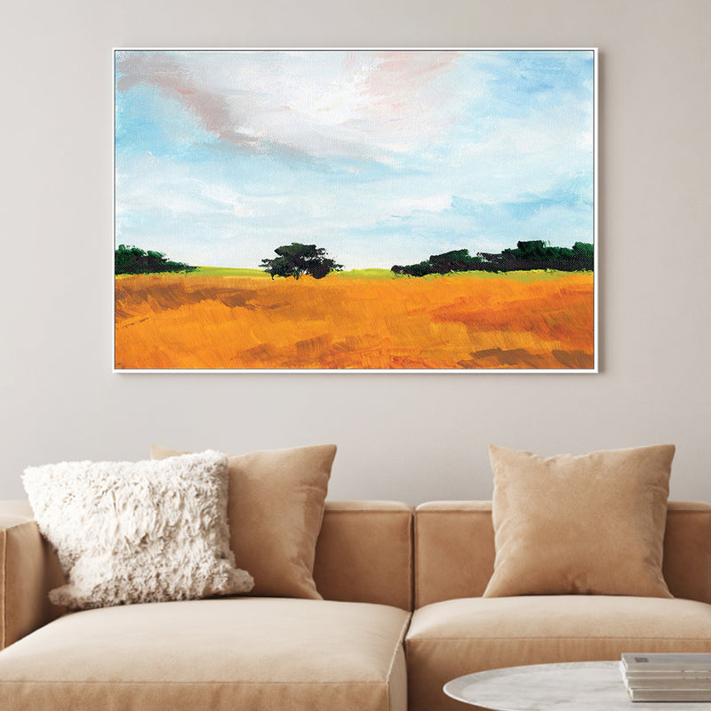 Golden Harvest, Hand-Painted Canvas