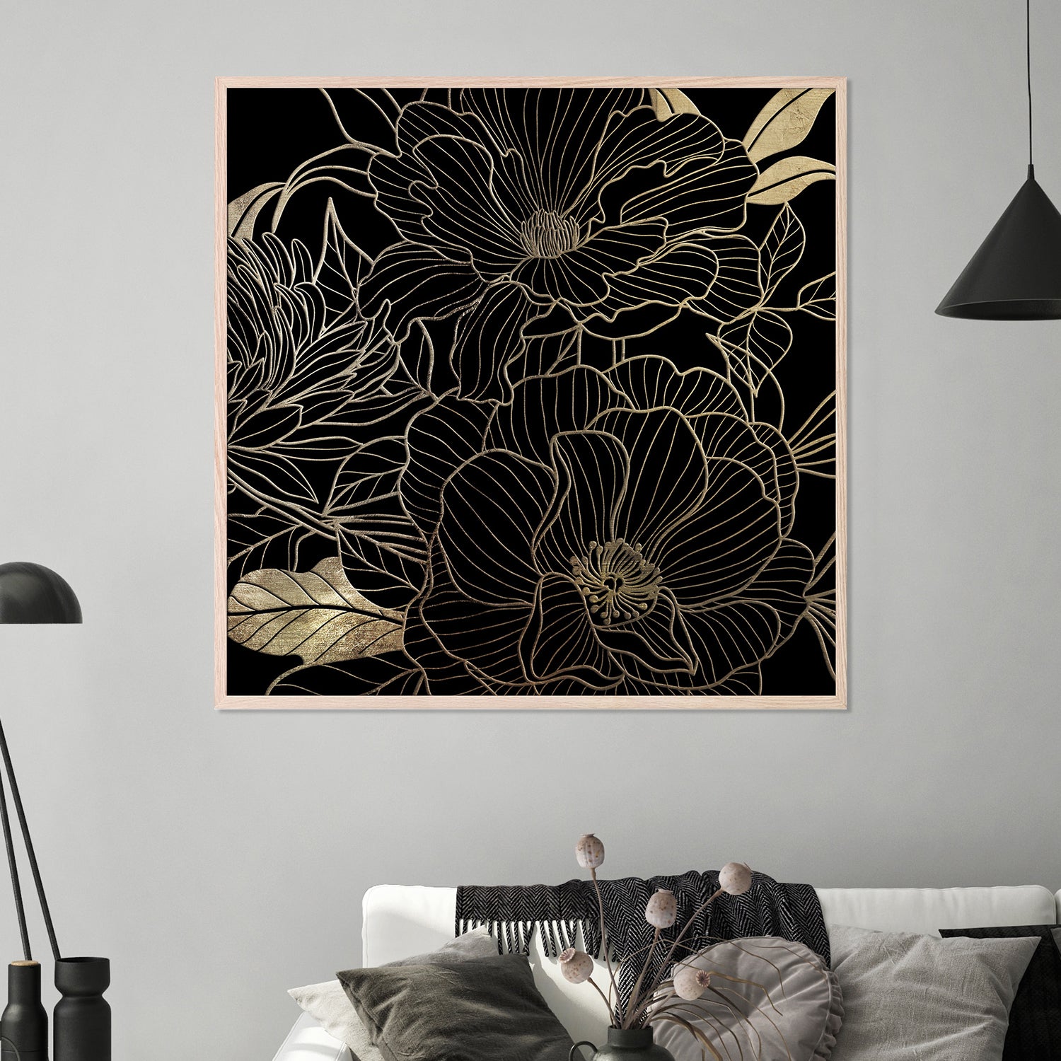 Floral Golden Garden